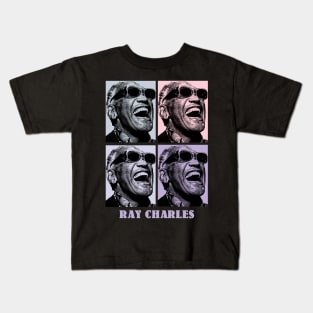 Ray Charles 1977s Pop Art Kids T-Shirt